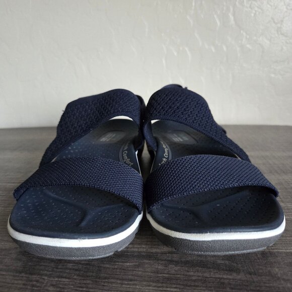 Skechers Reggae Cup Home Skillet Sandal Navy Blue Size Women's 9 Outdoor Sporty - Picture 2 of 11